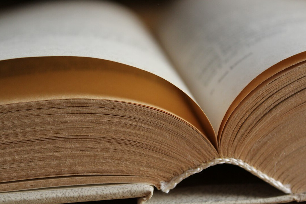 book pages turning